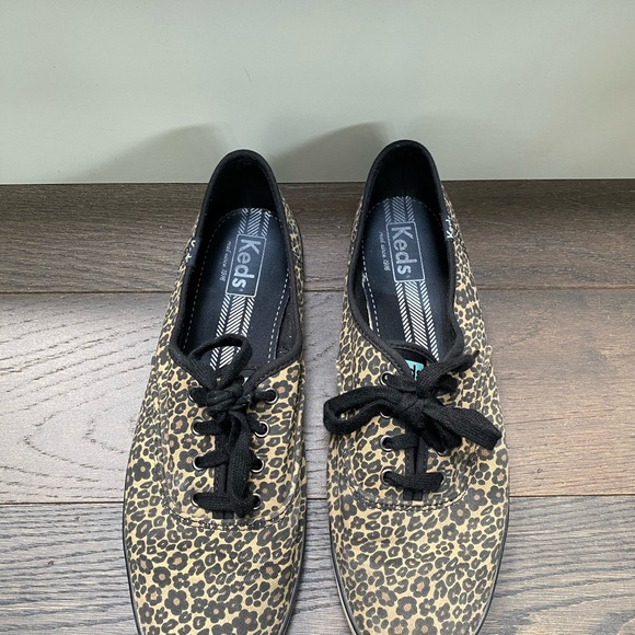 Floral cheetah print keds size 10 - Picture 2 of 6